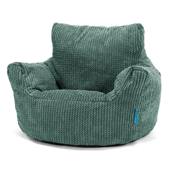 Kleuterfauteuil Zitzak 1-3 jaar oud - Pompom Mosgroen 01
