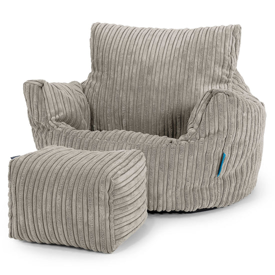 Kleuterfauteuil Zitzak 1-3 jaar oud - Corduroy Mink 02