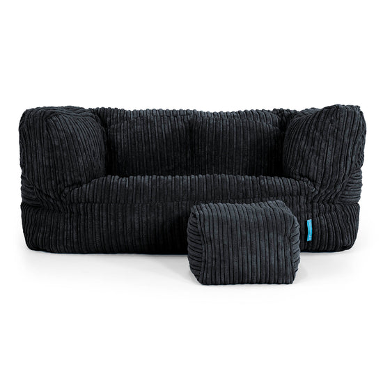 Albert Kinderzitzakbank 2-6 jaar oud - Corduroy Zwart 02