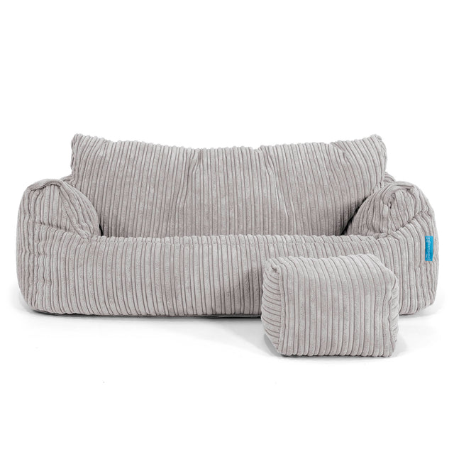 Josephine Kinderzitzak Bank 1-5 jaar oud - Corduroy Zilvergrijs 02