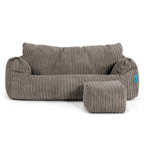 Josephine Kinderzitzak Bank 1-5 jaar oud - Corduroy Graphite Grijs 02