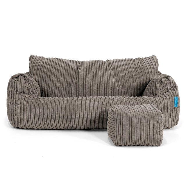 Josephine Kinderzitzak Bank 1-5 jaar oud - Corduroy Graphite Grijs 02