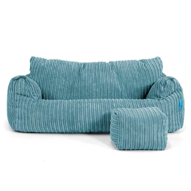 Josephine Kinderzitzak Bank 1-5 jaar oud - Corduroy Petrol 02