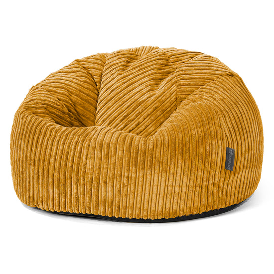 Klassieke Zitzak Stoel - Corduroy Gouden Honing 01