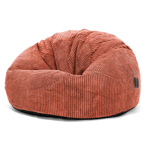 Klassieke Zitzak Stoel - Pompom Pompoenoranje 01