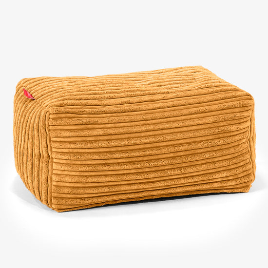 Kleine Voetenbank - Corduroy Gouden Honing 01