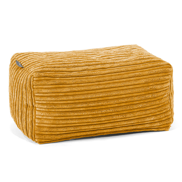Kleine Voetenbank - Corduroy Gouden Honing 01