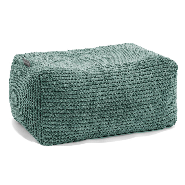 Kleine Voetenbank - Pompom Mosgroen 01