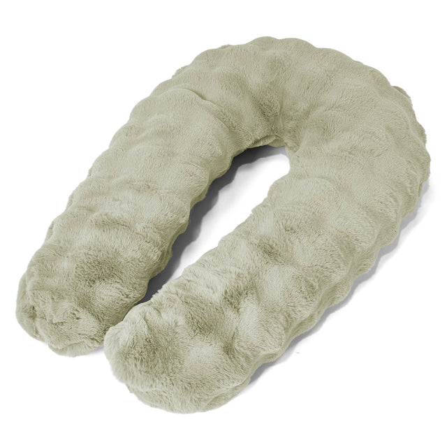 Knuffelkussen - Namaakbont Bubble Saliegroen 01