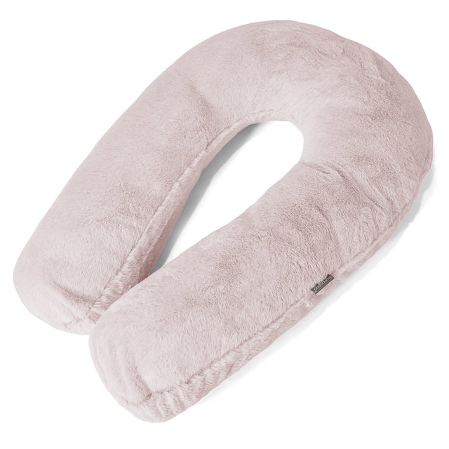 Knuffelkussen - Nepkonijnenbont Stoffig Roze 01