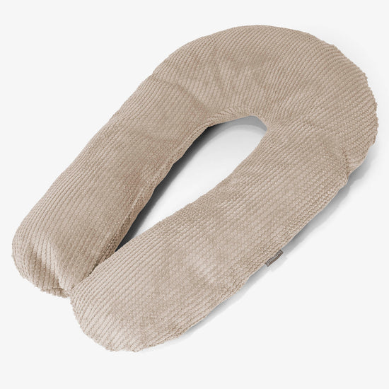 Knuffelkussen - Pompom Crème 01