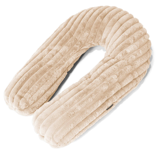 Knuffelkussen - Ultra Pluche Corduroy Crème 01
