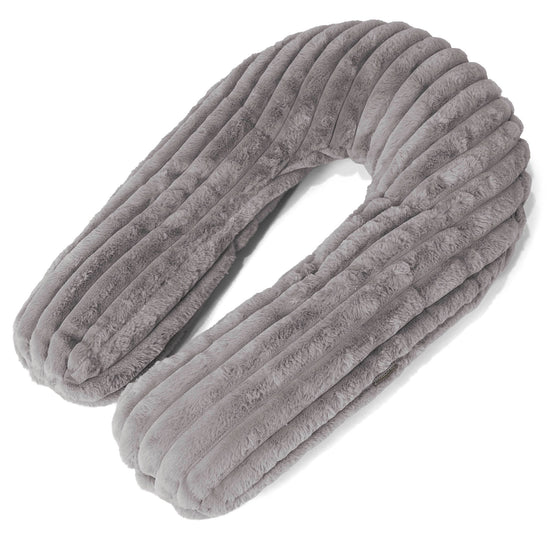 Knuffelkussen - Ultra Pluche Corduroy Grijs 01