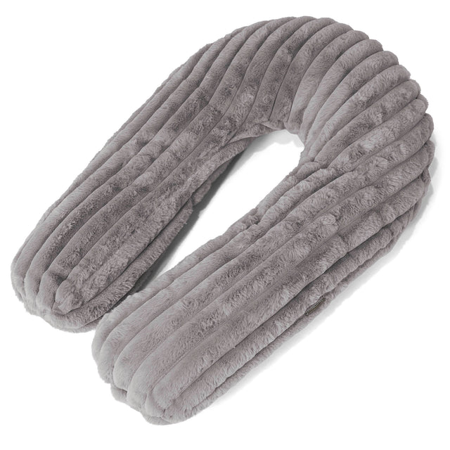 Knuffelkussen - Ultra Pluche Corduroy Grijs 01
