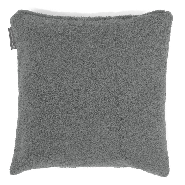 Kussenhoes 47 x 47cm - Boucle Grijs 01