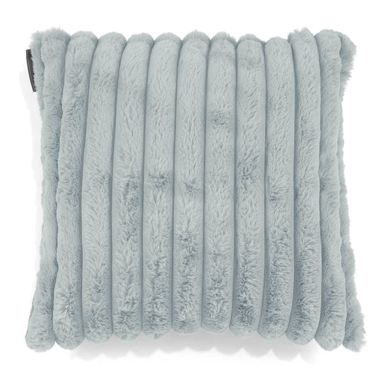 Kussenhoes 47 x 47cm - Ultra Pluche Corduroy Eendenei Blauw 01