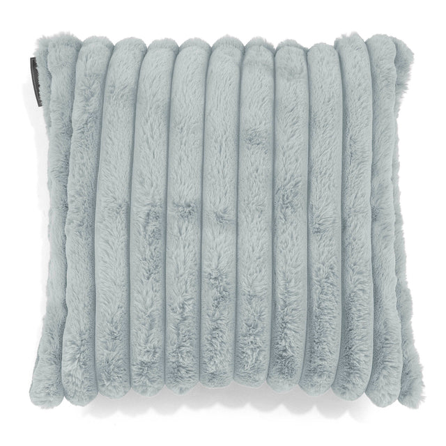 Kussenhoes 47 x 47cm - Ultra Pluche Corduroy Eendenei Blauw 01