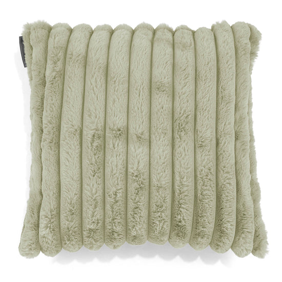 Kussenhoes 47 x 47cm - Ultra Pluche Corduroy Saliegroen 01