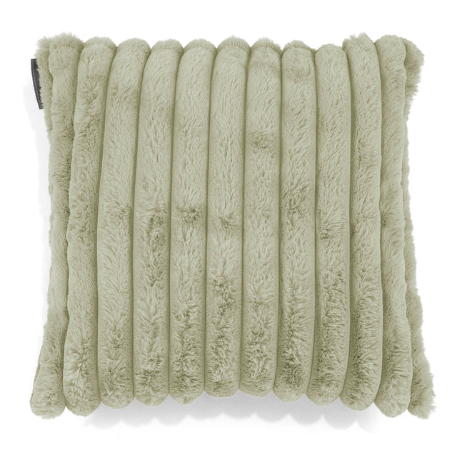 Kussenhoes 47 x 47cm - Ultra Pluche Corduroy Saliegroen 01