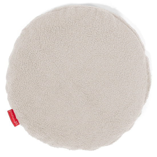 Kussenhoes Rond 50cm - Boucle Ivoor 01