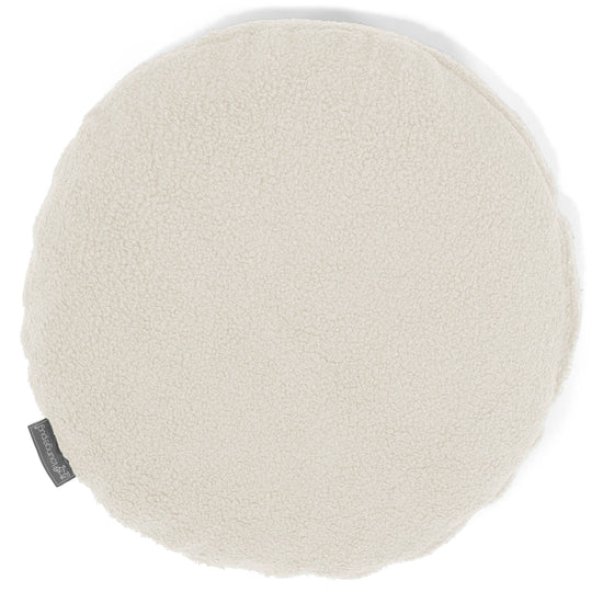 Kussenhoes Rond 50cm - Boucle Ivoor 01