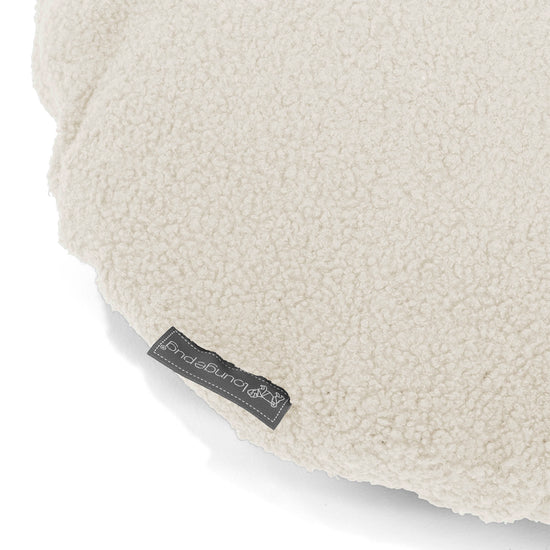 Kussenhoes Rond 50cm - Boucle Ivoor 02