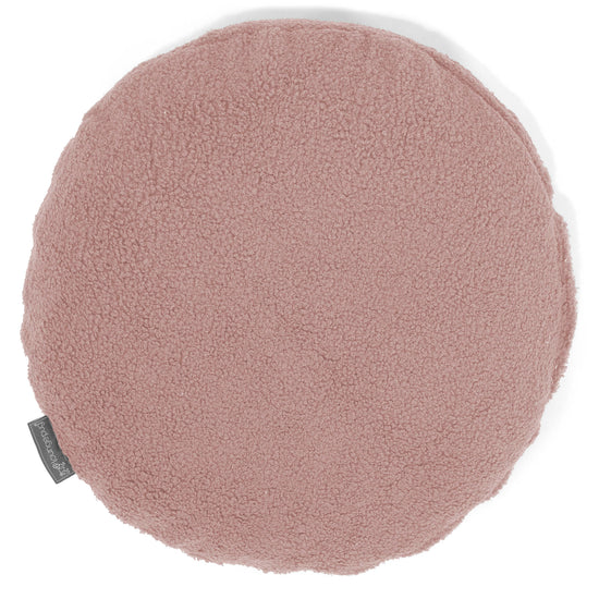 Kussenhoes Rond 50cm - Boucle Roze 01
