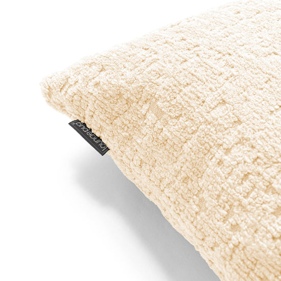 Kussenhoes 47 x 47cm - Luxe Chenille Ivoor 02