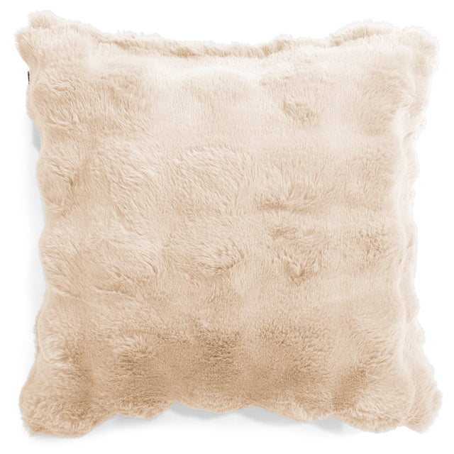 Kussenhoes 47 x 47cm - Namaakbont Bubble Crème 01