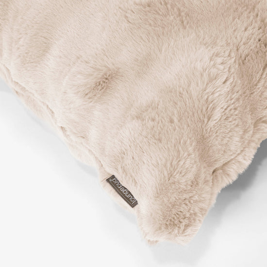 Kussenhoes 47 x 47cm - Namaakbont Bubble Crème 02