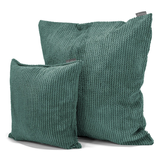 Kussenhoes 47 x 47cm - Pompom Mosgroen 02