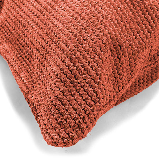 Kussenhoes 47 x 47cm - Pompom Pompoenoranje 03