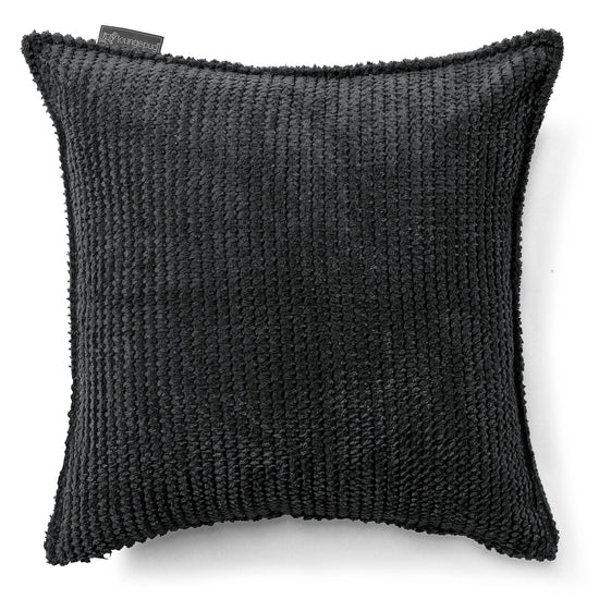Kussenhoes 47 x 47cm - Pompom Zwart 01