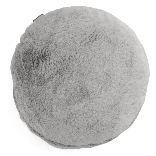 Kussenhoes Rond 50cm - Nepkonijnenbont Lichtgrijs 01