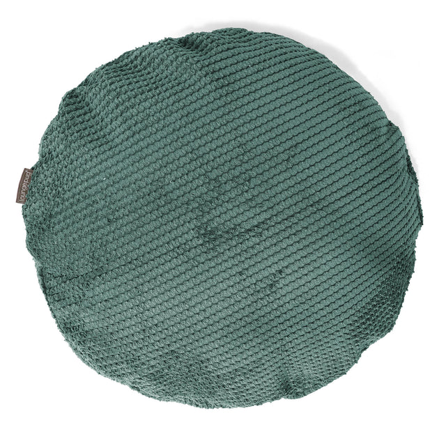 Kussenhoes Rond 50cm - Pompom Mosgroen 01