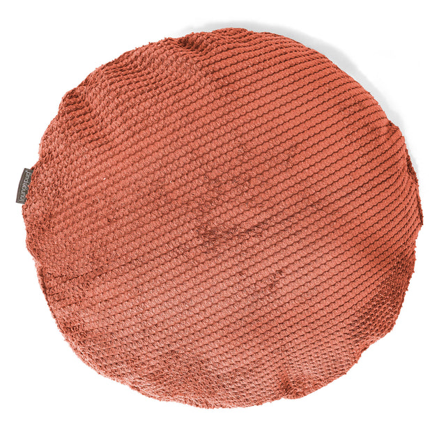 Kussenhoes Rond 50cm - Pompom Pompoenoranje 01
