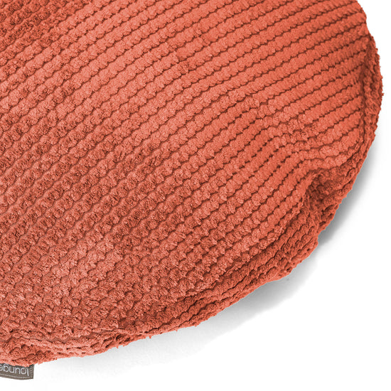 Kussenhoes Rond 50cm - Pompom Pompoenoranje 02