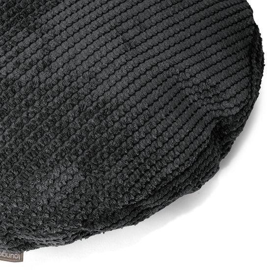 Kussenhoes Rond 50cm - Pompom Zwart 02