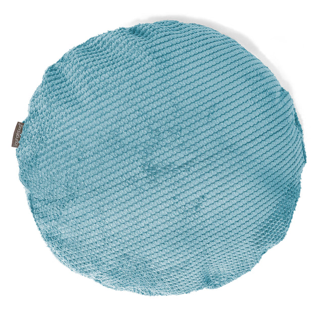 Kussenhoes Rond 50cm - Pompom Petrol 01