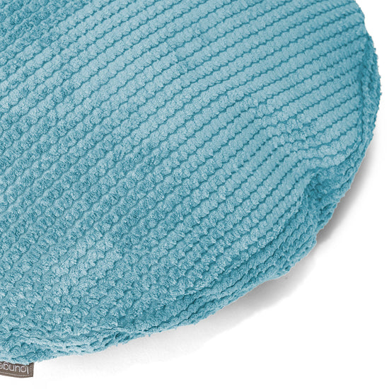 Kussenhoes Rond 50cm - Pompom Petrol 02