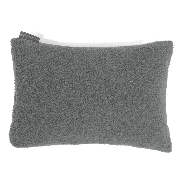 Langwerpige Kussenhoes 35 x 50cm - Boucle Grijs 01