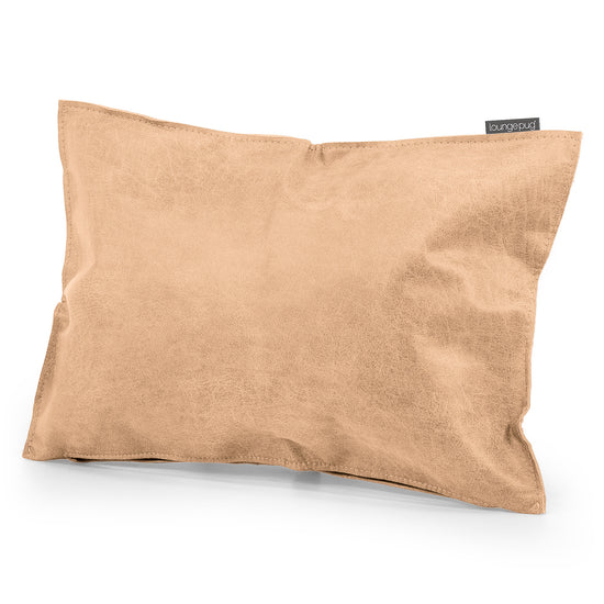 Langwerpige Kussenhoes 35 x 50cm - Vintage Leer Lichtbruin 02