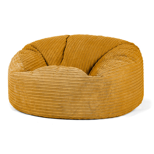 Mammoet Zitzak Bank - Corduroy Gouden Honing 01