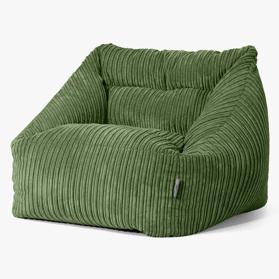 Maya Zitzakstoel - Corduroy Bosgroen 01