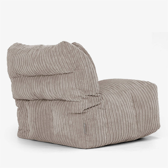 Modulaire Zitzakbank, Linker Hoekmodule - Corduroy Beigegrijs 03