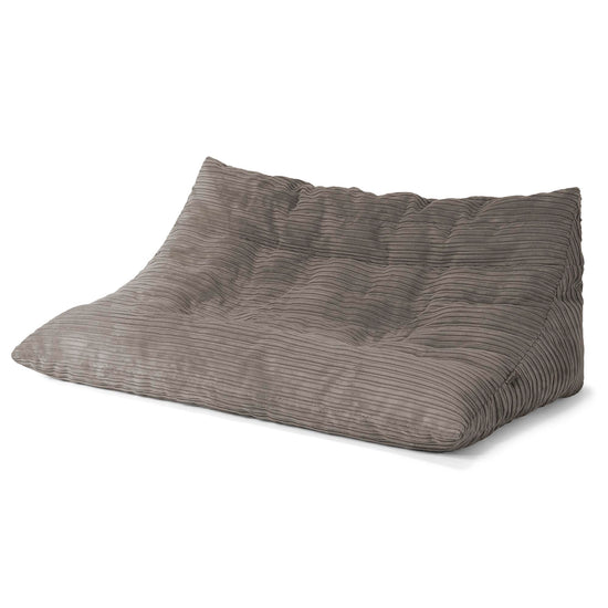 Noah Vloer Zitzakbank - Corduroy Graphite Grijs 02