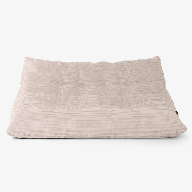 Noah Vloer Zitzakbank - Corduroy Ivoor 01