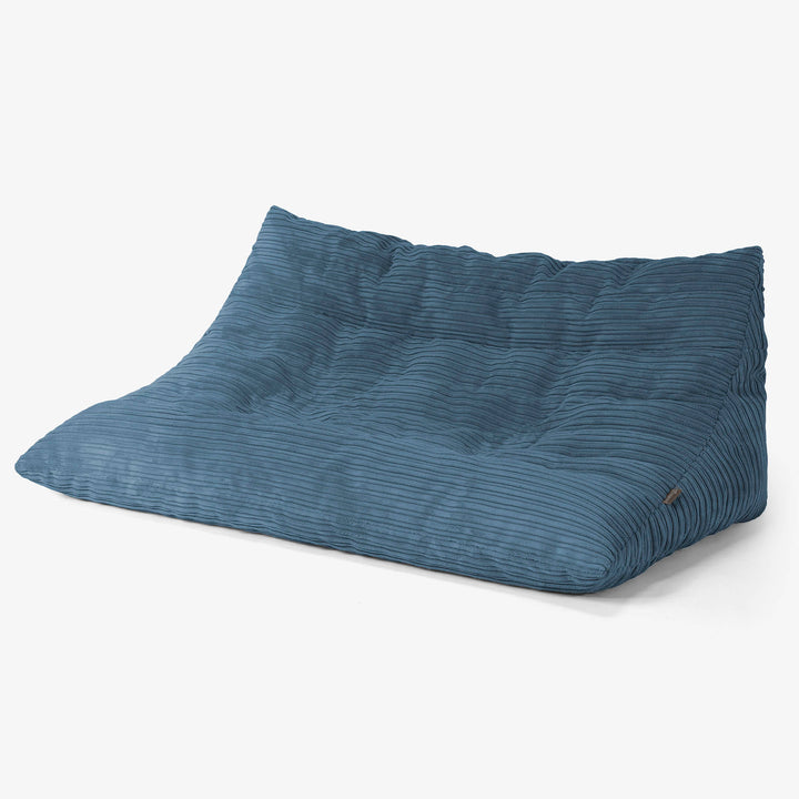 Noah Vloer Zitzakbank - Corduroy Marineblauw 02