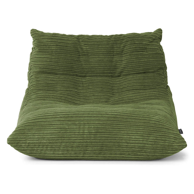 Noah Vloer Zitzakstoel - Corduroy Bosgroen 01