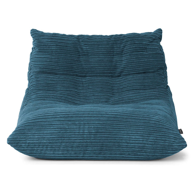 Noah Vloer Zitzakstoel - Corduroy Marineblauw 01